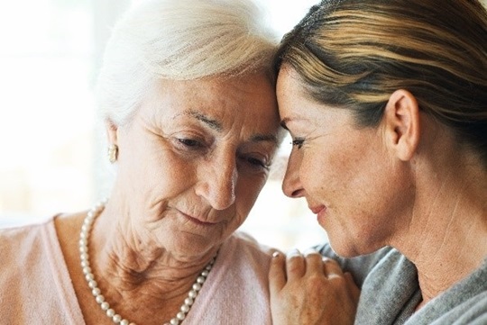 Grandma and daughter